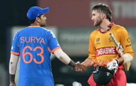 Brian Bennett’s Heroic Unbeaten 97 In Vain As India Eliminate Zimbabwe From T20 World Cup