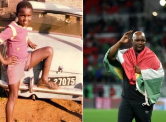 Pitso Mosimane’s Childhood Picture Melts Hearts on Social Media