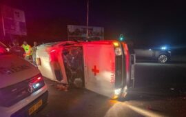 Ambulance Carrying Patient Crashes with Land Rover in Harare