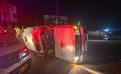 Ambulance Carrying Patient Crashes with Land Rover in Harare