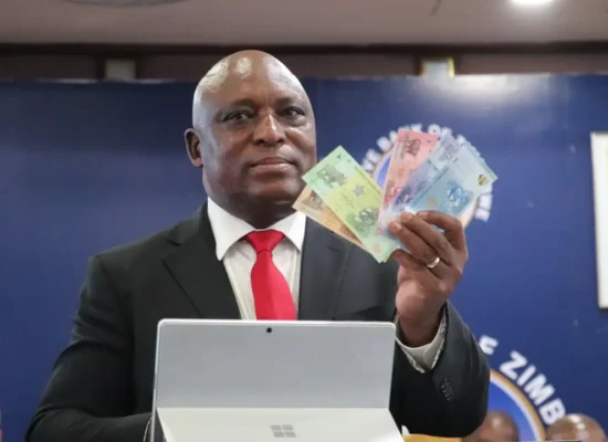 Reserve Bank of Zimbabwe RBZ Governor John Mangudya Big 5 ZiG banknotes Financial Express 1280px t
