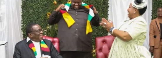 Wicknell Chivayo President Mnangagwa Scarf Auction 1280px t