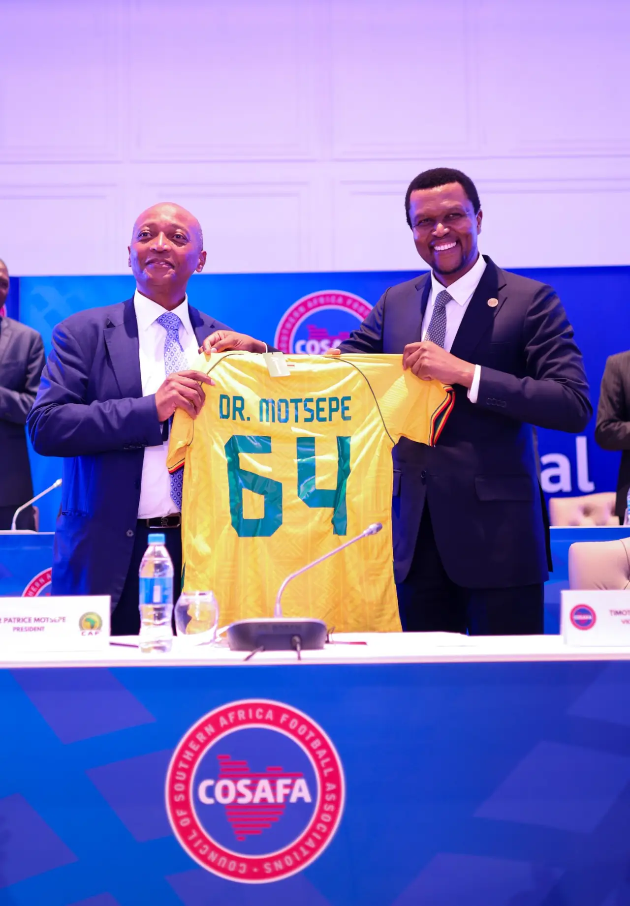 Magwizi Lands Powerful COSAFA Role As Zimbabwe Hosts Motsepe And Regional Football Bosses