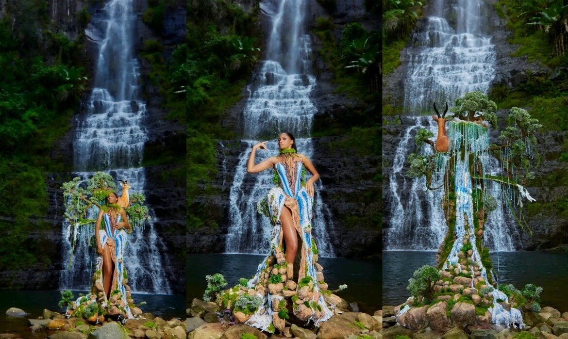 Zimbabwe’s Nicole Nyawera Bridal Veil Falls-Inspired Costume For Miss Supranational 2026 Goes Viral