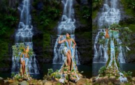 Zimbabwe’s Nicole Nyawera Bridal Veil Falls-Inspired Costume For Miss Supranational 2026 Goes Viral