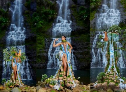 Zimbabwe’s Nicole Nyawera Bridal Veil Falls-Inspired Costume For Miss Supranational 2026 Goes Viral