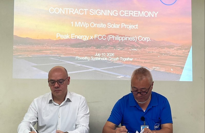 FCC Philippines, Subsidiary of Japan’s FCC CO., LTD., Global Leader in Motorcycle Clutch Systems, Signs 1,500 MWh Long-Term Solar Agreement with Peak Energy