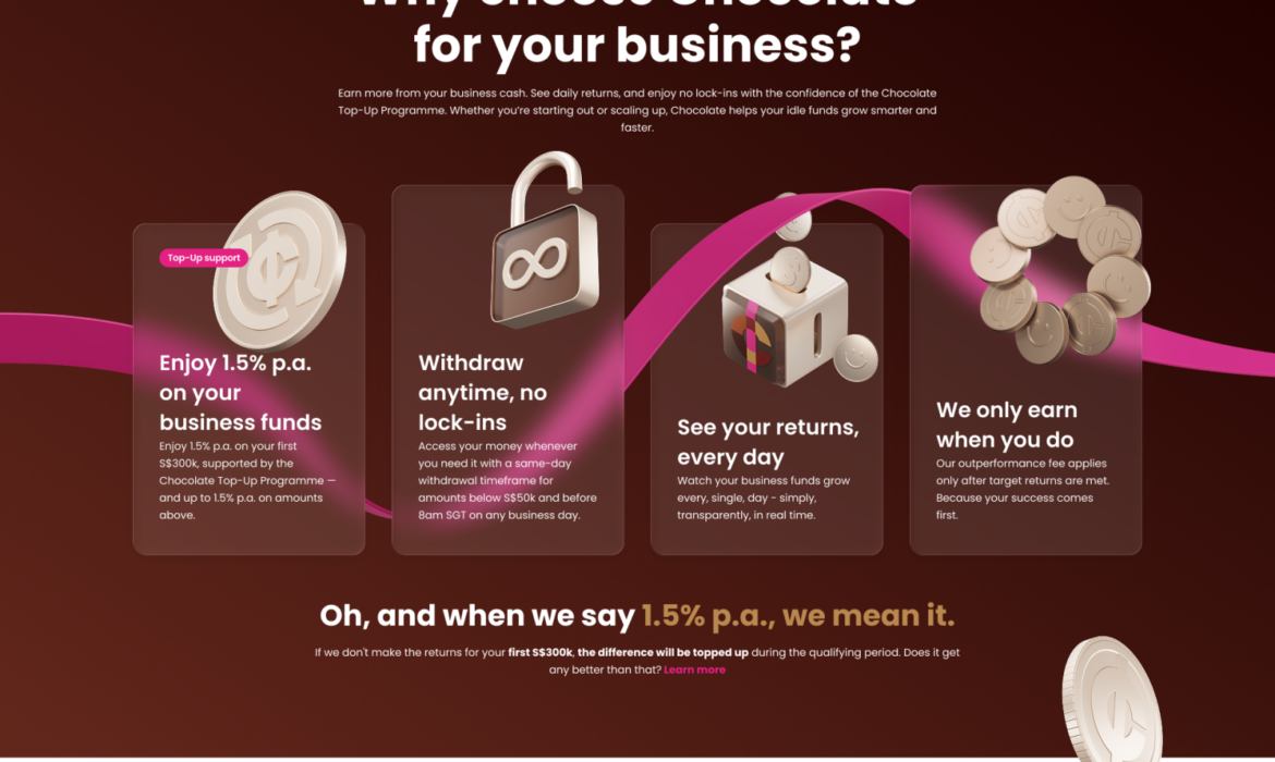 Chocolate Finance launches Chocolate Business to help companies put idle cash to work