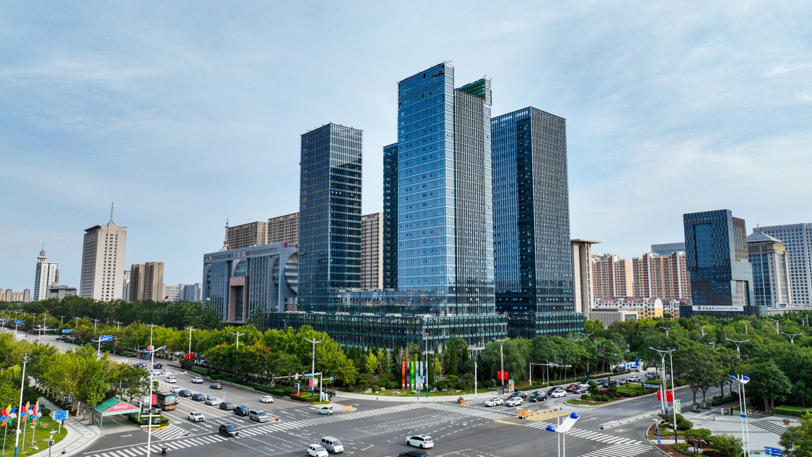 A view of downtown Binzhou