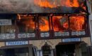 Breaking: Fire Erupts At Bulawayo Building Next To Selbourne Hotel
