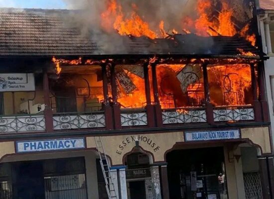 Fire Bulawayo Building zimlive