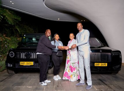Wicknell Chivayo Delivers Brand-New Luxury Cars To Prophet Makandiwa After Lavish Dinner At His Mansion