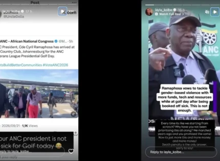 ‘Not Sick for Golf’: Layla Kolbe Calls Out Ramaphosa Over GBV Crisis