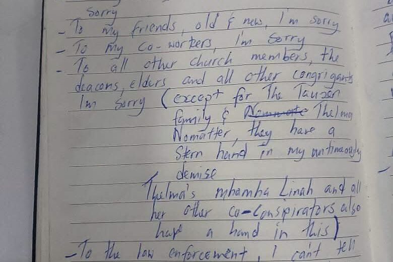 Canaan last note