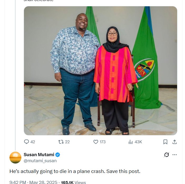 Susan Mutami’s 2025 Wicknell Chivayo Prediction Resurfaces After Fatal Helicopter Crash