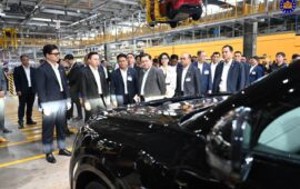 President Of Myanmar Visits VinFast Manufacturing Complex In Hai Phong