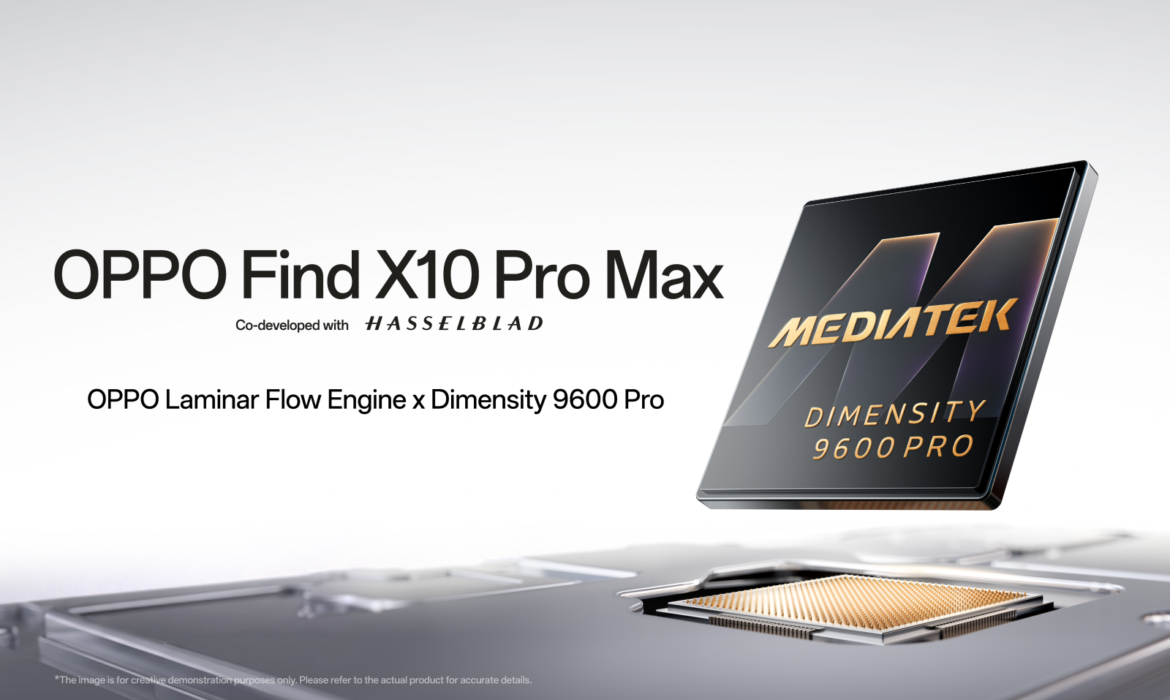 OPPO Find X10 Pro Max to Debut Globally with MediaTek’s 2nm Flagship Dimensity 9600 Pro